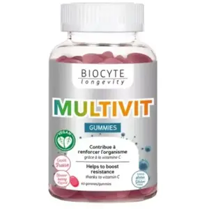 BIOCYTE Longevity Energie & Vitalité - Multivit Gummies 60 gommes