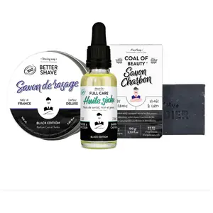 Comparateur de prix : Monsieur Barbier Coffret Black Edition Pour Homme Monsieur Barbier
