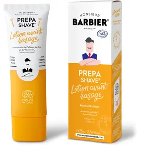 Comparateur de prix : Monsieur Barbier - Prepa Shave Lotion Avant-rasage 75ml
