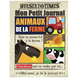 Livre D'éveil - Mon Petit Journal À Froisser - La Ferme Multi-coloured pas cher