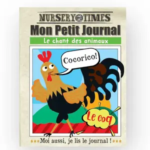 Livre D'éveil - Mon Petit Journal À Froisser - Chant Des Animaux Multi-coloured pas cher