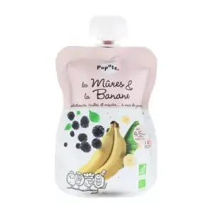 Comparateur de prix : Popote les Fruits Mûres Banane 4-6 mois Bio 120g