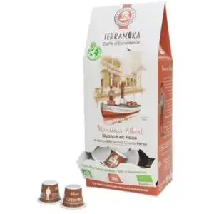 TERRAMOKA Capsules TERRA MOKA x60 ALBERT compostablesVendu parboulanger