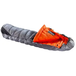 Comparateur de prix : Valandré Swing CO 850 - Sac de couchage Grey / Orange Long - Ouverture gauche