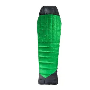 Comparateur de prix : Valandré Grasshopper 400 - Sac de couchage Green / Black Long - Ouvert...