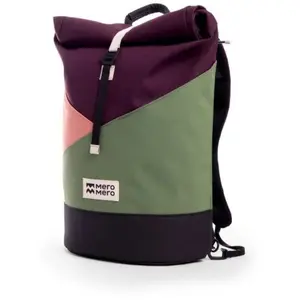 MeroMero - Wanaka pocket - Sac à dos urbain Aubergine / Blossom Pink /... pas cher