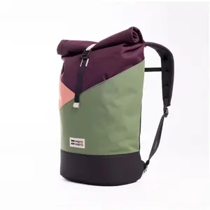 MeroMero - Squamish pocket - Sac à dos urbain Aubergine / Blossom Pink... pas cher