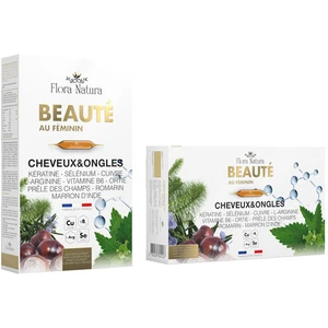 Flora Natura Beauté au Féminin cheveux et ongles 20x15ml