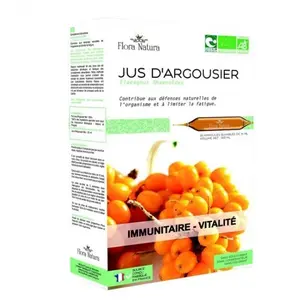Comparateur de prix : Flora natura jus d'argousier immunitaire vitalité 15ml
