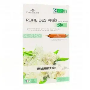 Comparateur de prix : Flora natura reine des prés immunitaire bio 20 ampoules