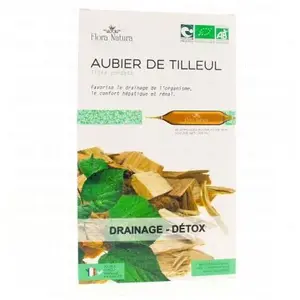Comparateur de prix : Flora Natura aubier de tilleul drainage & détox bio 20 ampoules 15ml