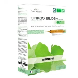 Comparateur de prix : Flora natura ginkgo biloba bio 20 ampoules