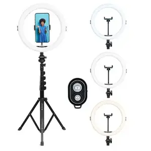 Trépied ajustable + anneau LED Agfaphoto ARL11XL Noir pas cher