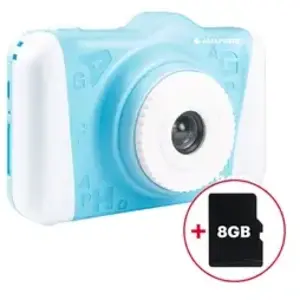 Comparateur de prix : Agfaphoto Appareil photo compact Agfa Realikids Cam 2 Bleu avec carte mémoire 8Gb inclus