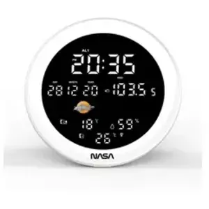 Comparateur de prix : Station météo NASA WSP1700WD avec enceinte Bluetooth - Bois SW262