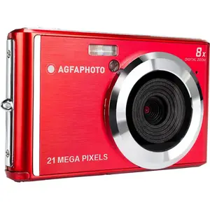 Comparateur de prix : Appareil photo compact Agfaphoto DC5200 Compact Cam Rouge et argent