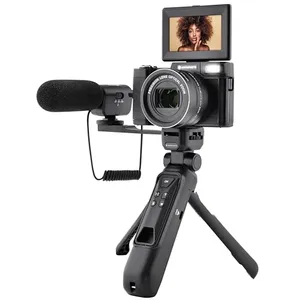 Comparateur de prix : Agfaphoto Vlogging camera avec zoom optique x5 et accessoires.