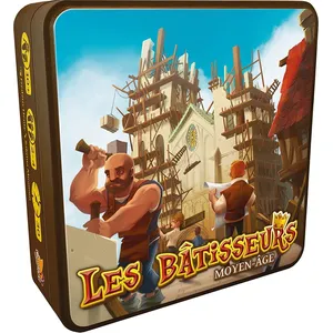 Asmodee Jeu de gestion et de stratégie Asmodée Les bâtisseurs Moyen âge TU pas cher