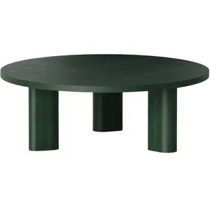 Table basse ronde en chêne verte Galta Forte Round - Kann Design pas cher