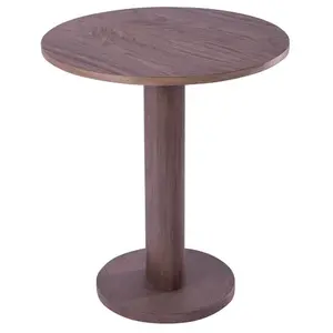Table bistrot ronde avec pied central rond Galta - Kann Design pas cher