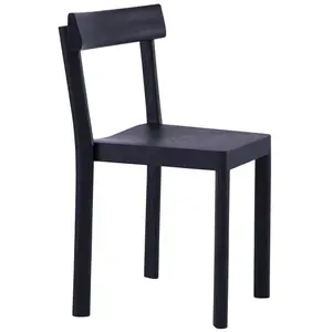 Chaise en chêne noir Galta - Kann Design pas cher