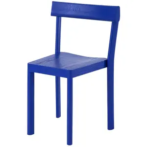 Chaise en chêne bleu Galta - Kann Design pas cher