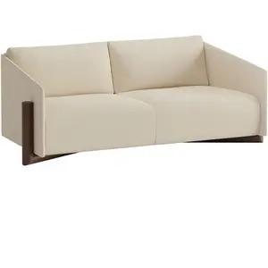 KANN DESIGN - Canapé 3 places ou + Timber - Beige - Hêtre finition noy...Vendu parmade-in-design
