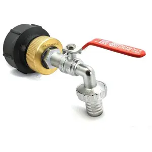 MULTITANKS Raccord S75x6 - robinet laiton sortie 1'' 1/4 - 25 mm pour ibc grv pas cher