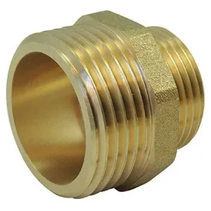 Multitanks - Mamelon Mâle/Mâle réduit en laiton ø a: 3/4'' ø b: 3/8''