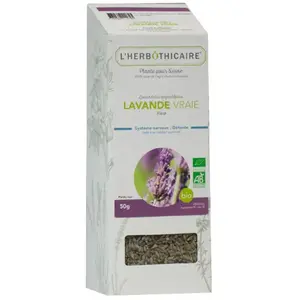 L'Herbôthicaire Tisane Lavande Vraie Bio 50gVendu paratida-santediscount