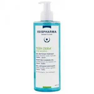 Isispharma Teen Derm Gel Nettoyant Purifiant 400ml pas cher