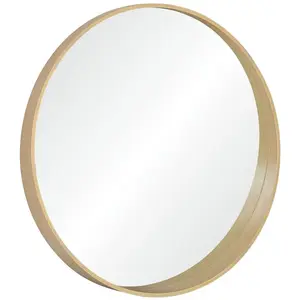 MOB-IN Miroir rond en chêne 80 cm vali MTC 1116 pas cher