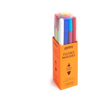 Comparateur de prix : Omy - Feutres magiques - Boîte de 16 Multicolore taille unique