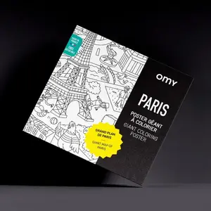 Comparateur de prix : Omy - Poster Géant Paris Blanc taille unique