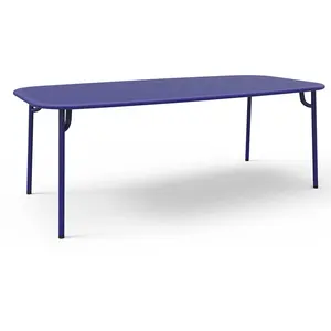 Table de jardin rectangulaire bleue 220 cm Week-End - Petite Friture