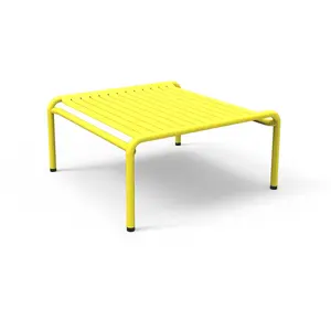 PETITE FRITURE table basse pour extérieur WEEK-END (Jaune - Aluminium ... pas cher