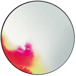 Miroir Aquarelle rose 45 cm Francis - Petite Friture pas cher
