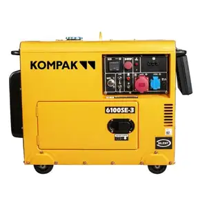 PRAMAC Groupe électrogène diesel insonorisé 5500W Mono et tri Kompak NT-6100SE-3Vendu parmanomano