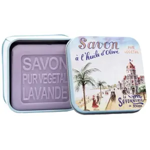La Savonnerie de Nyons - Savon 100g Lavande et Boîte Métal Nice unisex pas cher