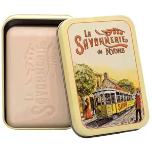 La Savonnerie de Nyons - Savon 200g Fleur de Coton et Boîte Métal Tram... pas cher
