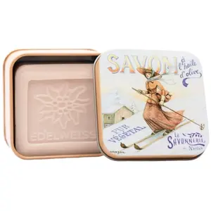 La Savonnerie de Nyons - Savon 100g Eldeweiss et Boîte Métal Ski unise... pas cher