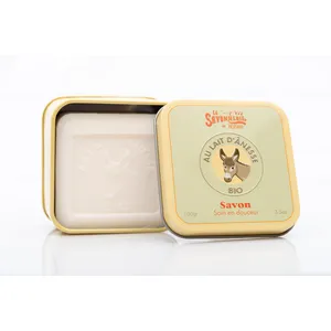 La Savonnerie de Nyons - Savon 100g au Lait d'nesse BIO et Boîte Méta... pas cher