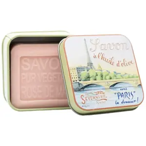 La Savonnerie de Nyons - Savon 100g Rose de Mai et Boîte Métal La Sein... pas cher
