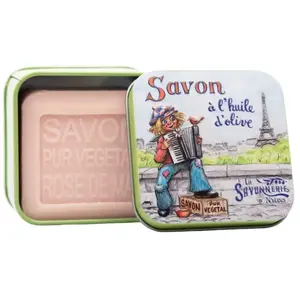 La Savonnerie de Nyons - Savon 100g Rose de Mai et Boîte Métal Gavroch... pas cher