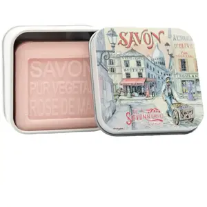 La Savonnerie de Nyons - Savon 100g Rose de Mai et Boîte Métal Montmar... pas cher