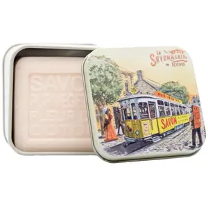 La Savonnerie de Nyons - Savon 100g Fleur de Coton et Boîte Métal Tram... pas cher
