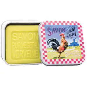 La Savonnerie de Nyons - Savon 100g Verveine et Boîte Métal Coq unisex pas cher