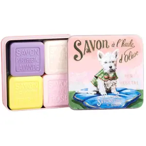 La Savonnerie de Nyons - Coffret de 4 Savons (Lavande, Verveine,Fleur de Coton, Rose) Westie 1 pieces unisex