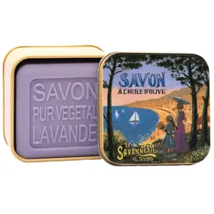La Savonnerie de Nyons - Savon 100g Lavande et Boîte Métal Plage unise... pas cher