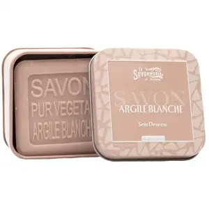 La Savonnerie de Nyons - Savon 100g à l'Argile Blanche et Boîte Métal ... pas cher